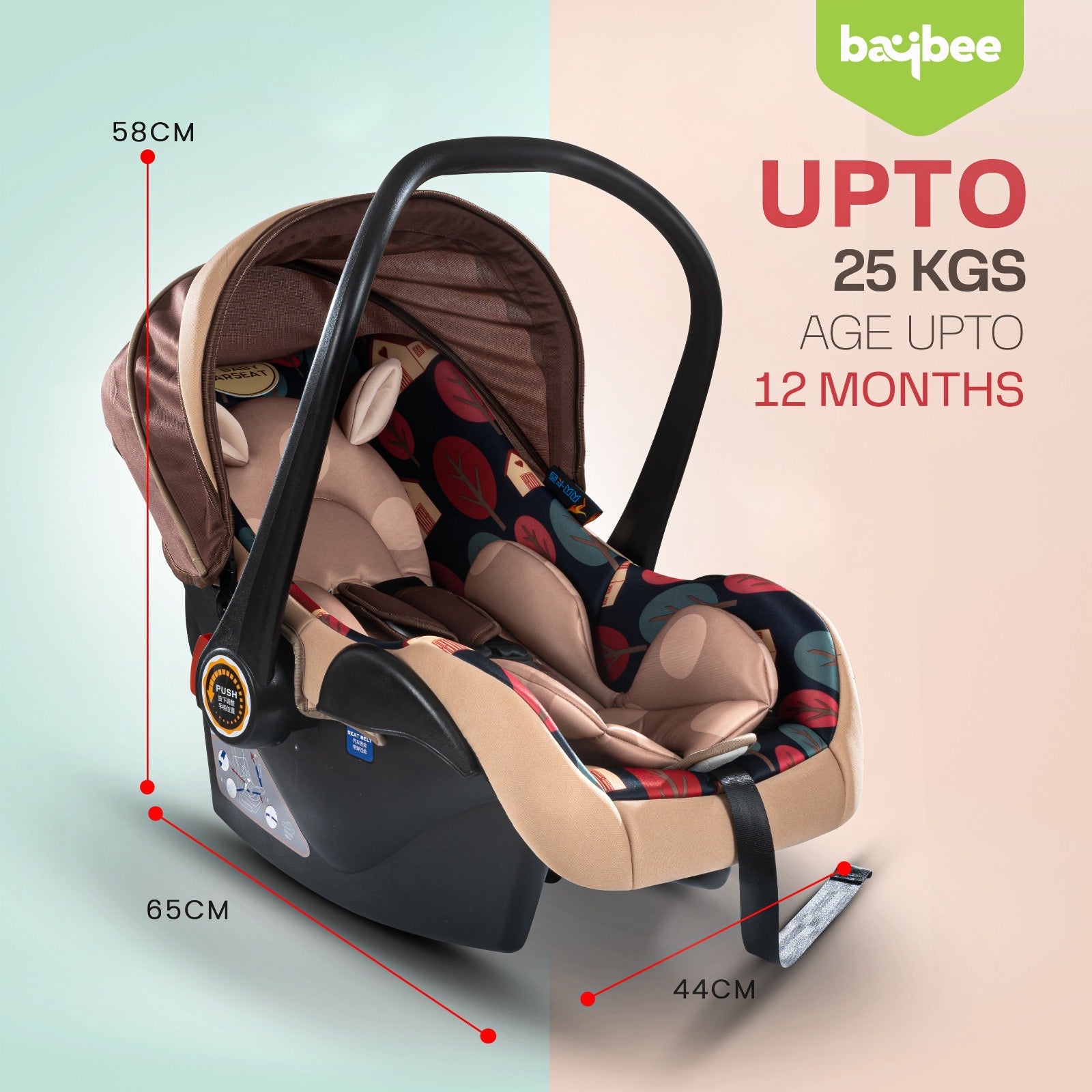 Minikin EuroFlex 4-in-1 Baby Carry Cot, Car Seat & Rocker (Newborn to 12 Months)