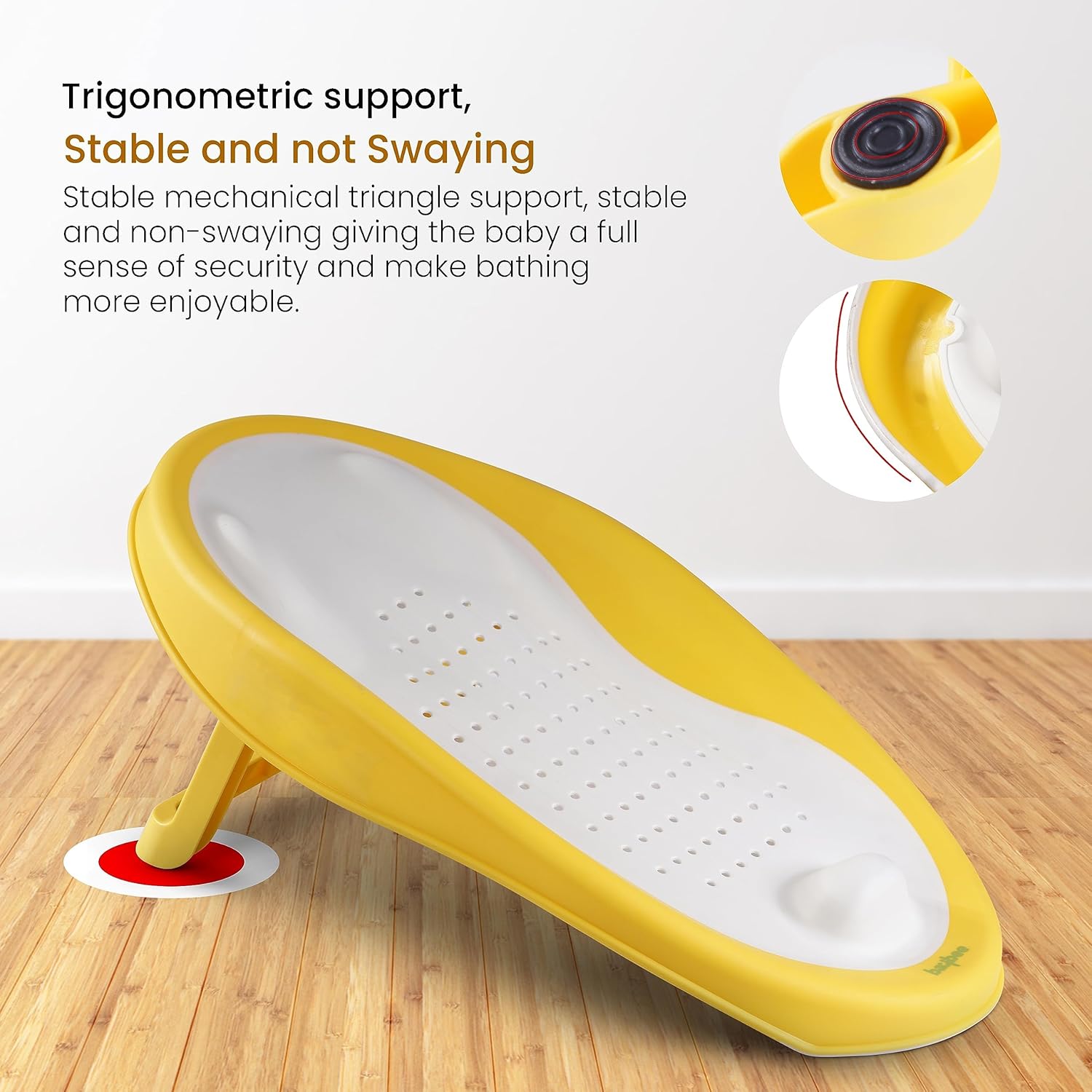 Dusa Baby Bath Seat - Anti-Slip, Foldable & Ergonomic (0-12 Months)