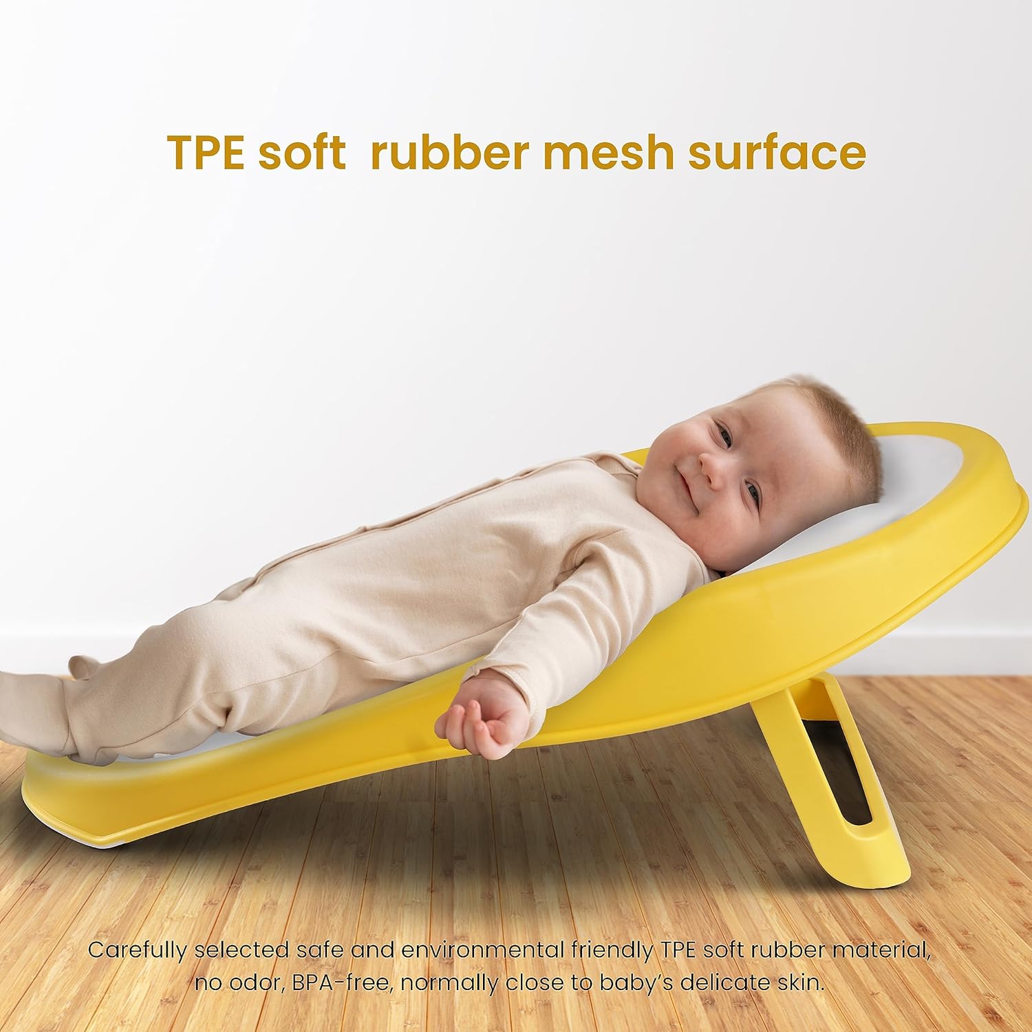 Dusa Baby Bath Seat - Anti-Slip, Foldable & Ergonomic (0-12 Months)