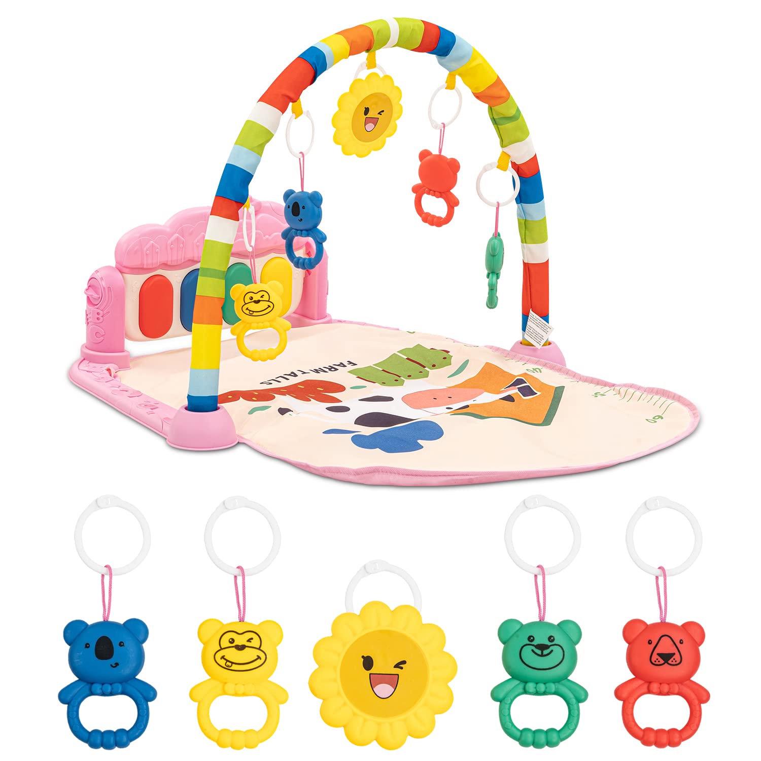 Minikin Kick & Play Piano Activity Play Gym I I Sensory and Motor Skill Development I 0-12M