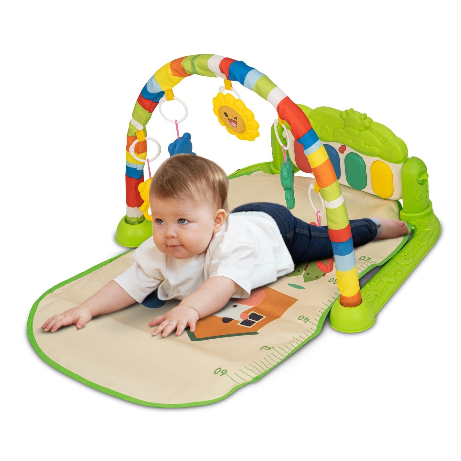 Minikin Kick & Play Piano Activity Play Gym I I Sensory and Motor Skill Development I 0-12M