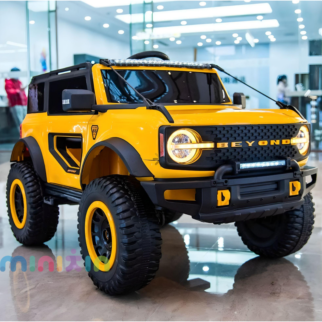 Minikin Beyond Electric Rechargeable Jeep I 4X4 Off Road Jeep I 1-8 Years