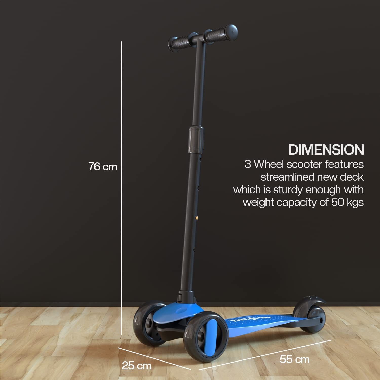 Minikin Alpha Kids Skate Scooter | 2-10 Years