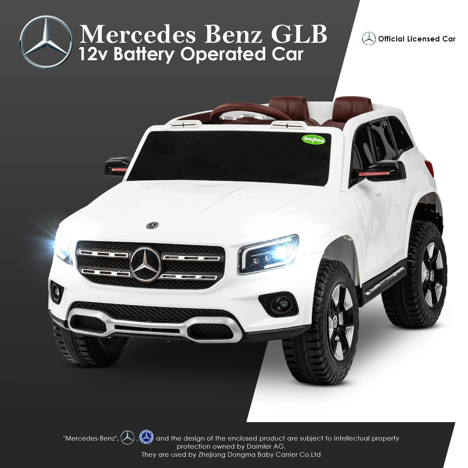 Mercedes Benz GLB Official Licensed Rechargeable Rideon Jeep I 1-6 Years