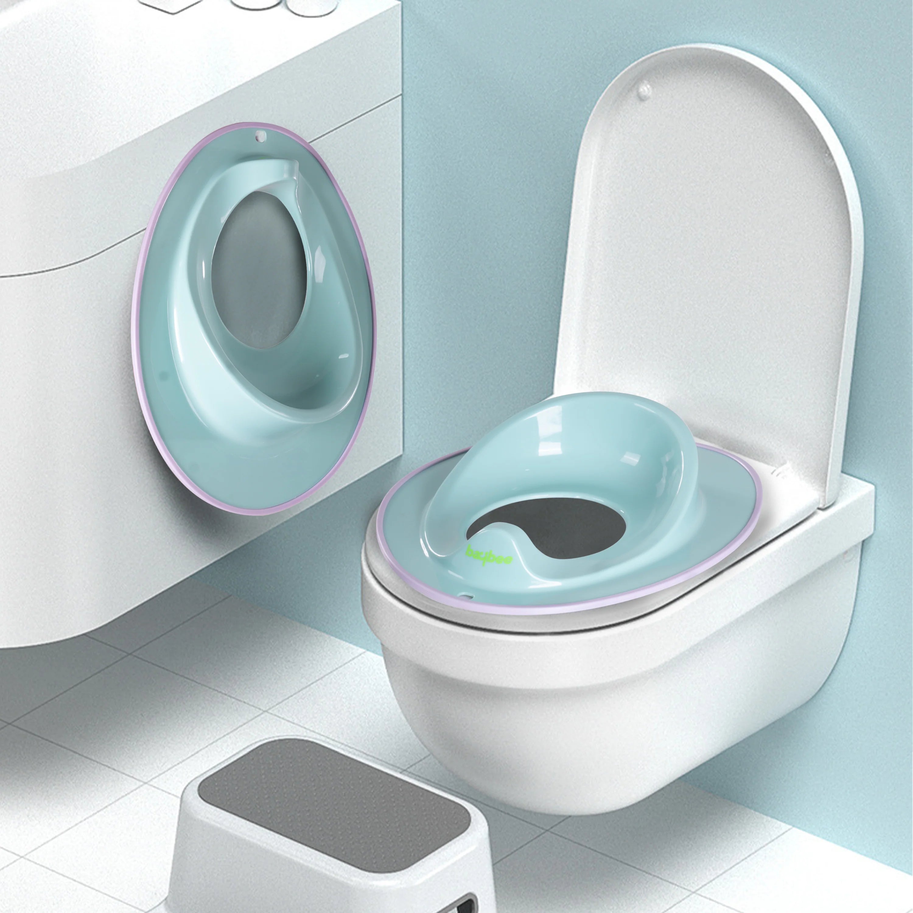Minikin Bliss Potty Training Seat Cover for Kids I Universal Fit I Anti Slip design I 1-5 Years