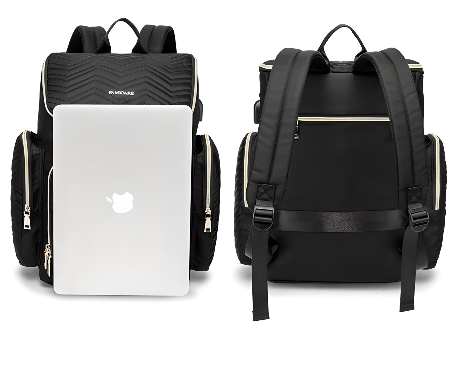 Minikin Grace Water-proof Travel Friendly Diaper Bag I Thermal Insulated Pockets