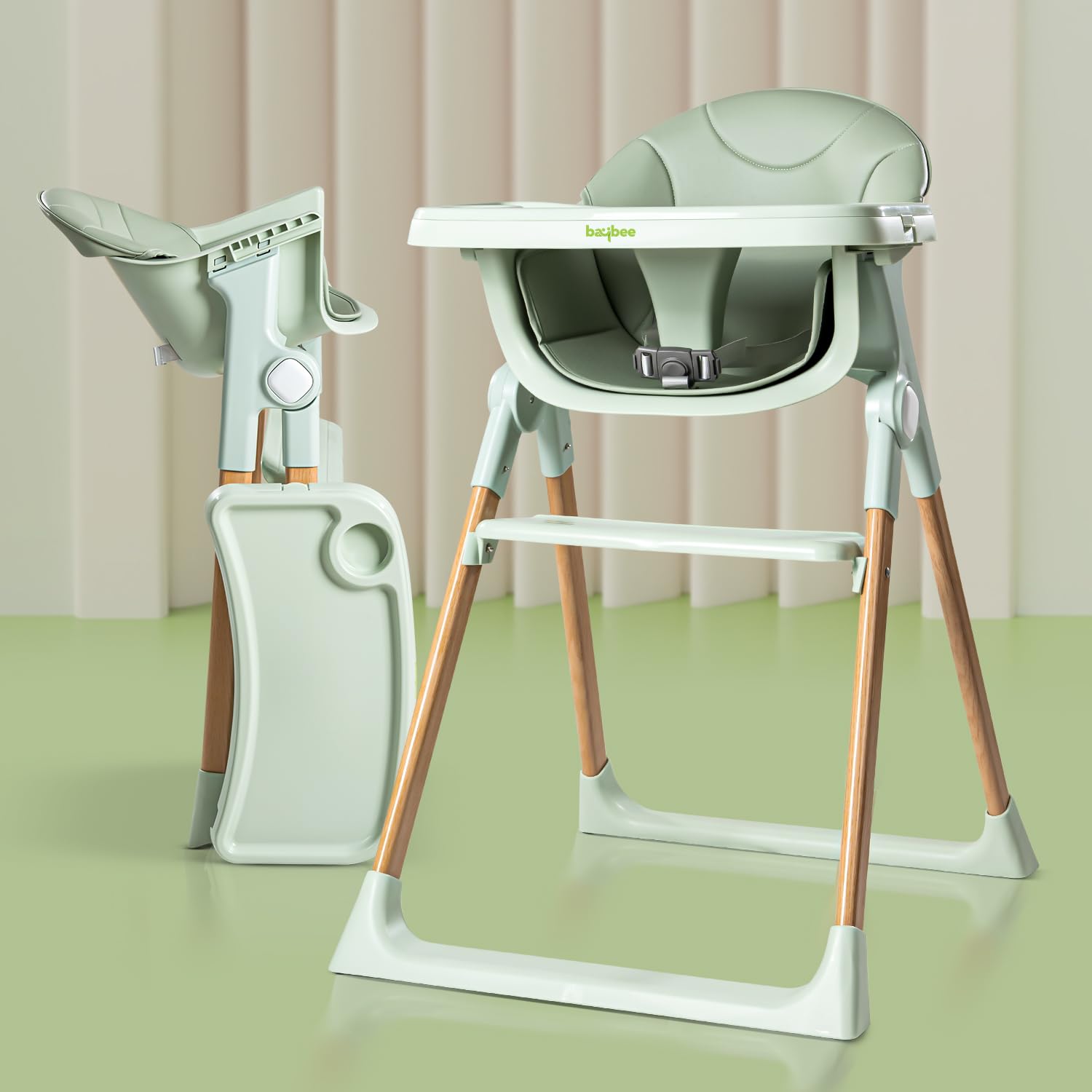 Minikin Walffy Foldable Baby High Chair | Foldable Design | 6M - 4Years