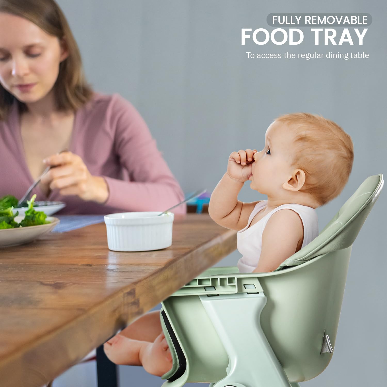 Minikin Walffy Foldable Baby High Chair | Foldable Design | 6M - 4Years