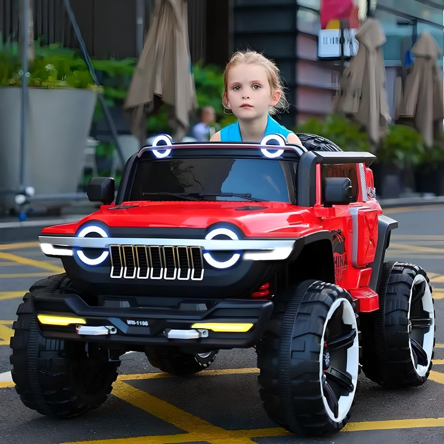 Minikin Hulk 4X4 Monster Rechargeable Jeep | Top End Configuration | 1-10 Years