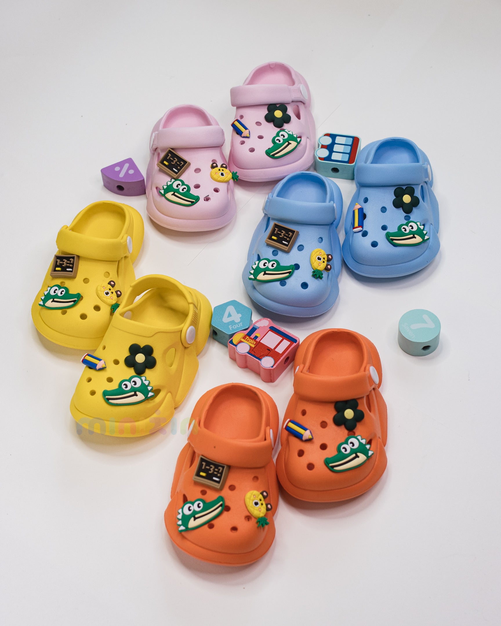 Minikin Clogs Theme Patch Appliqued Clogs I 6M - 5 Years