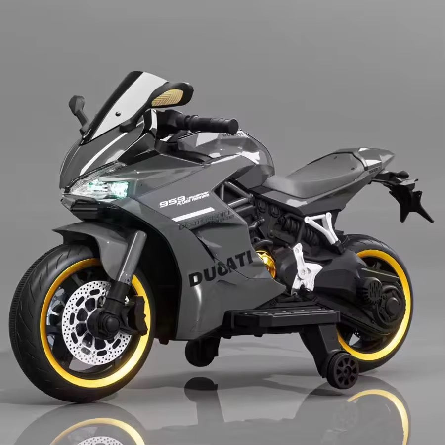 Ducati Kids Battery Operated Electric Rechargeable Bike for Kids I Handle Accelerator I 2 to 12 Years