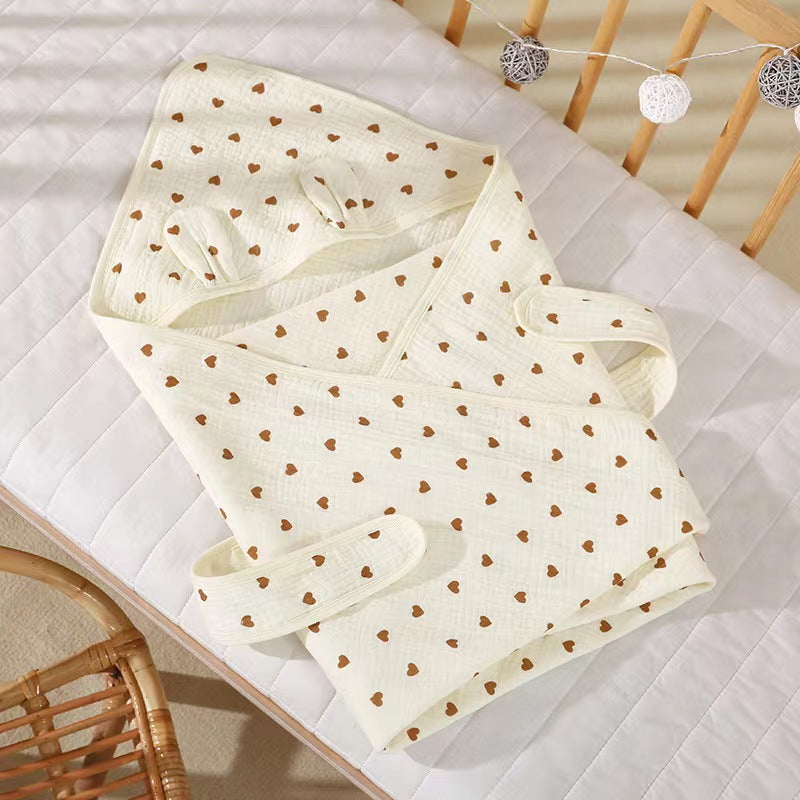 100% Organic Muslin Cotton Swaddle - Soft, Breathable, and Eco-Friendly for Newborns to 3 Months