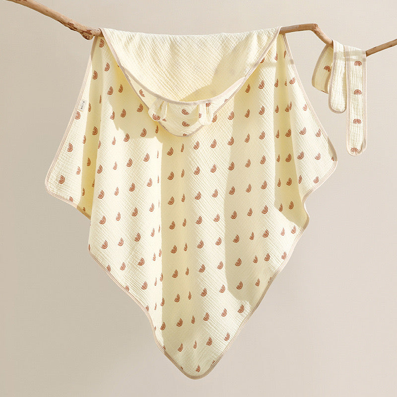 100% Organic Muslin Cotton Swaddle - Soft, Breathable, and Eco-Friendly for Newborns to 3 Months