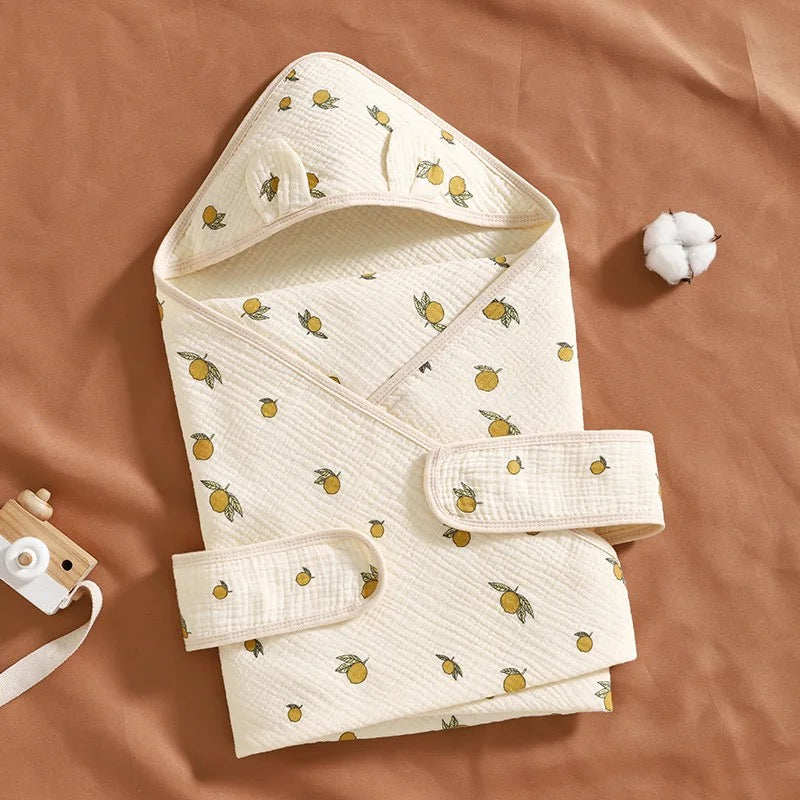 100% Organic Muslin Cotton Swaddle - Soft, Breathable, and Eco-Friendly for Newborns to 3 Months