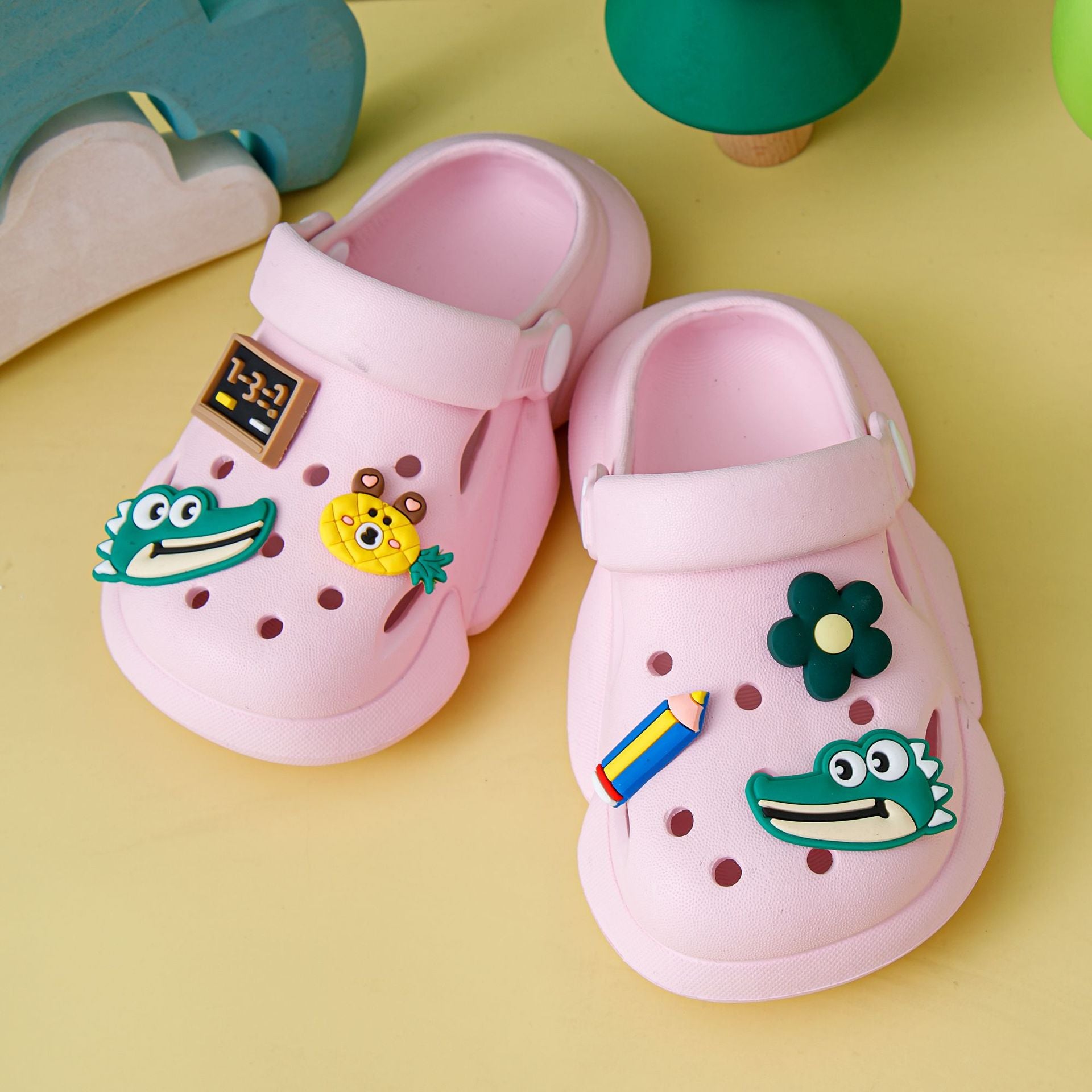 Minikin Clogs Theme Patch Appliqued Clogs I 6M - 5 Years