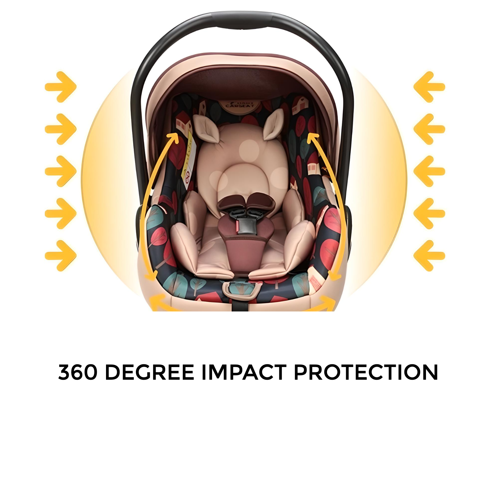 Minikin EuroFlex 4-in-1 Baby Carry Cot, Car Seat & Rocker (Newborn to 12 Months)