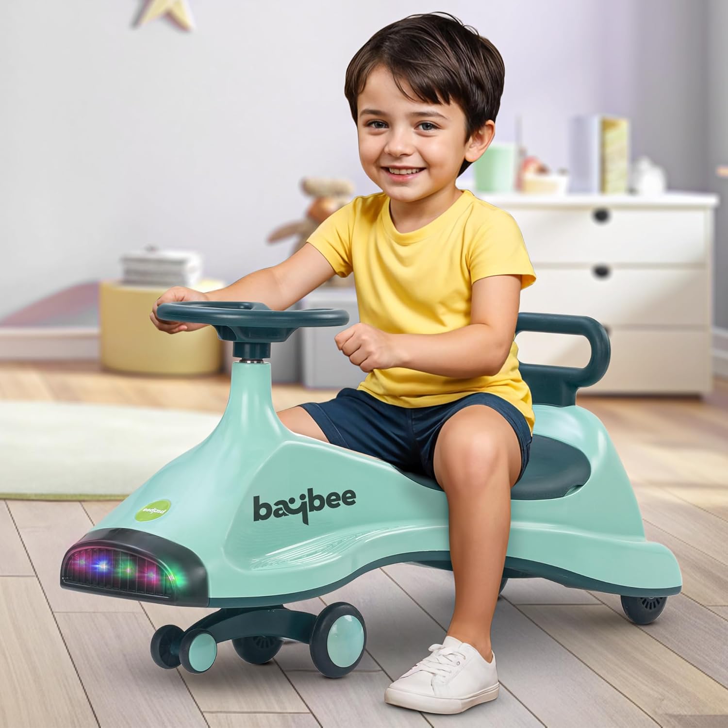 Primo Kids Magic Swing Cars for Kids | Push Ride on Baby Car | 2-8 Years