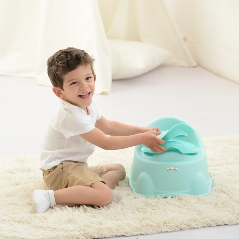 Minikin Micko Potty Training Seat I Removable Potty Tray with Cleaning Brush I 1-4Years