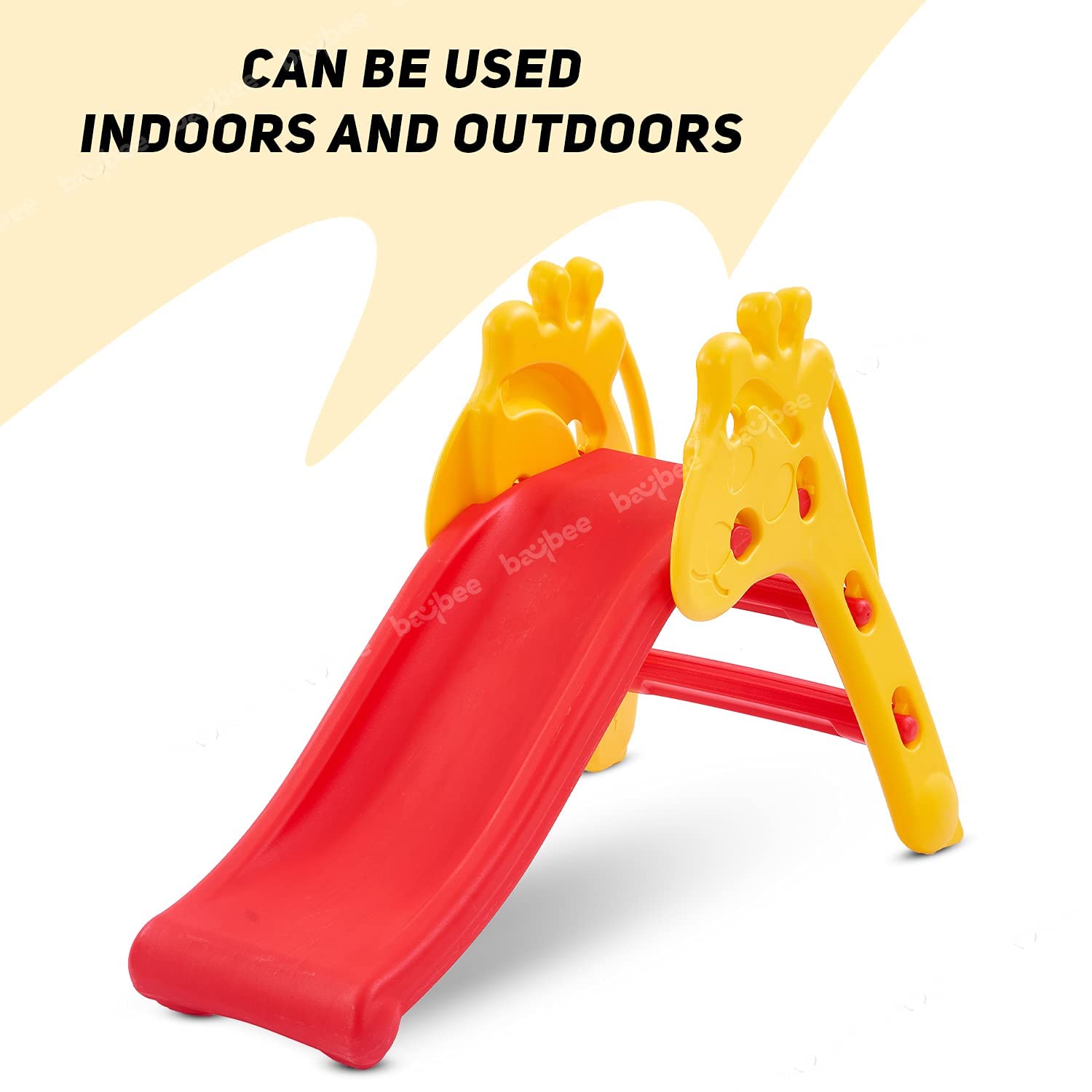 Minikin Giraffe Slider for Indoor & Outdoor I Foldable Design I 2-4 Years