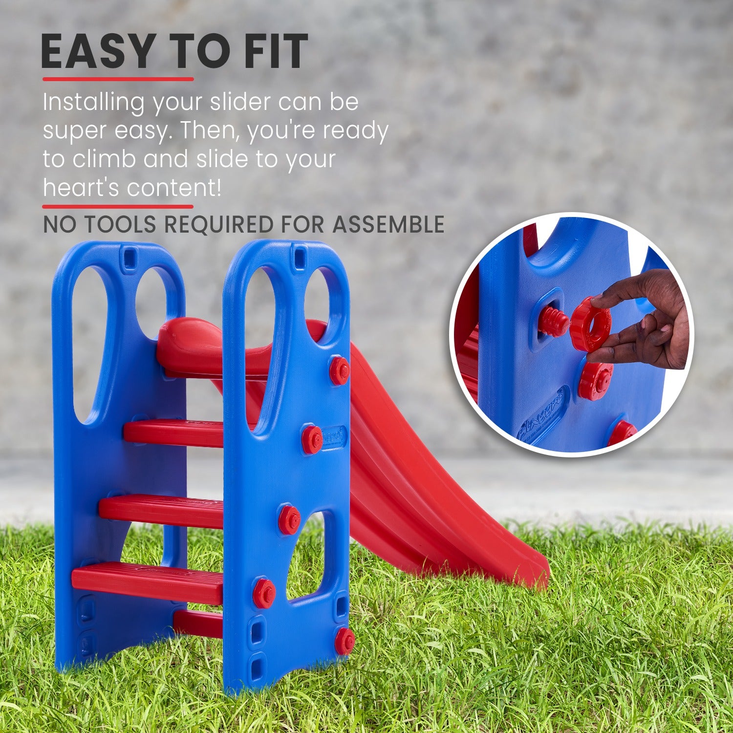 Minikin Super Senior Kids Slide for Indoor & Outdoor | 2-5 Years