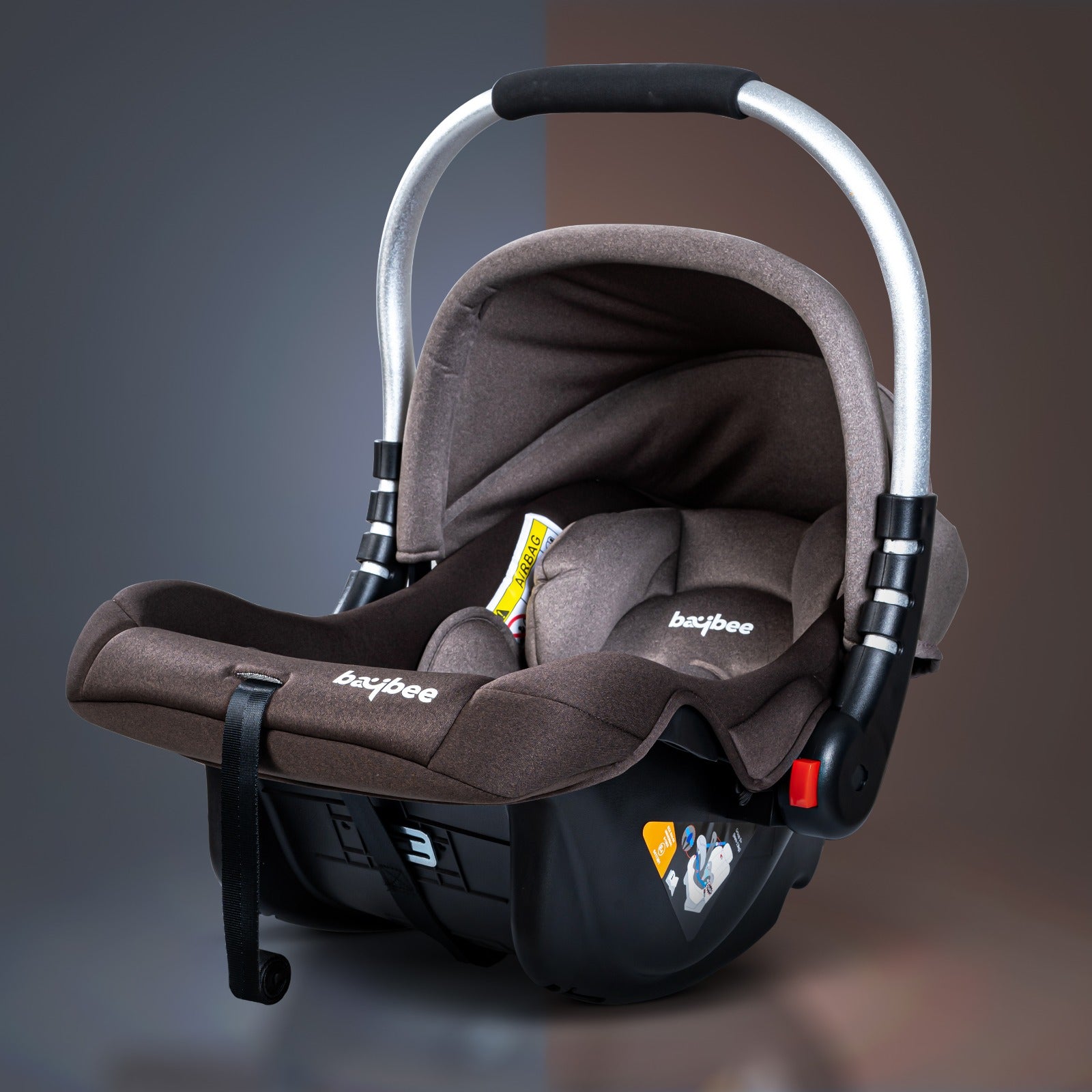 Minikin 4 in 1 Multi Purpose Baby Carrycot cum Carseat cum Rocker I Adjustable Aluminium Handle I NB - 15 Months