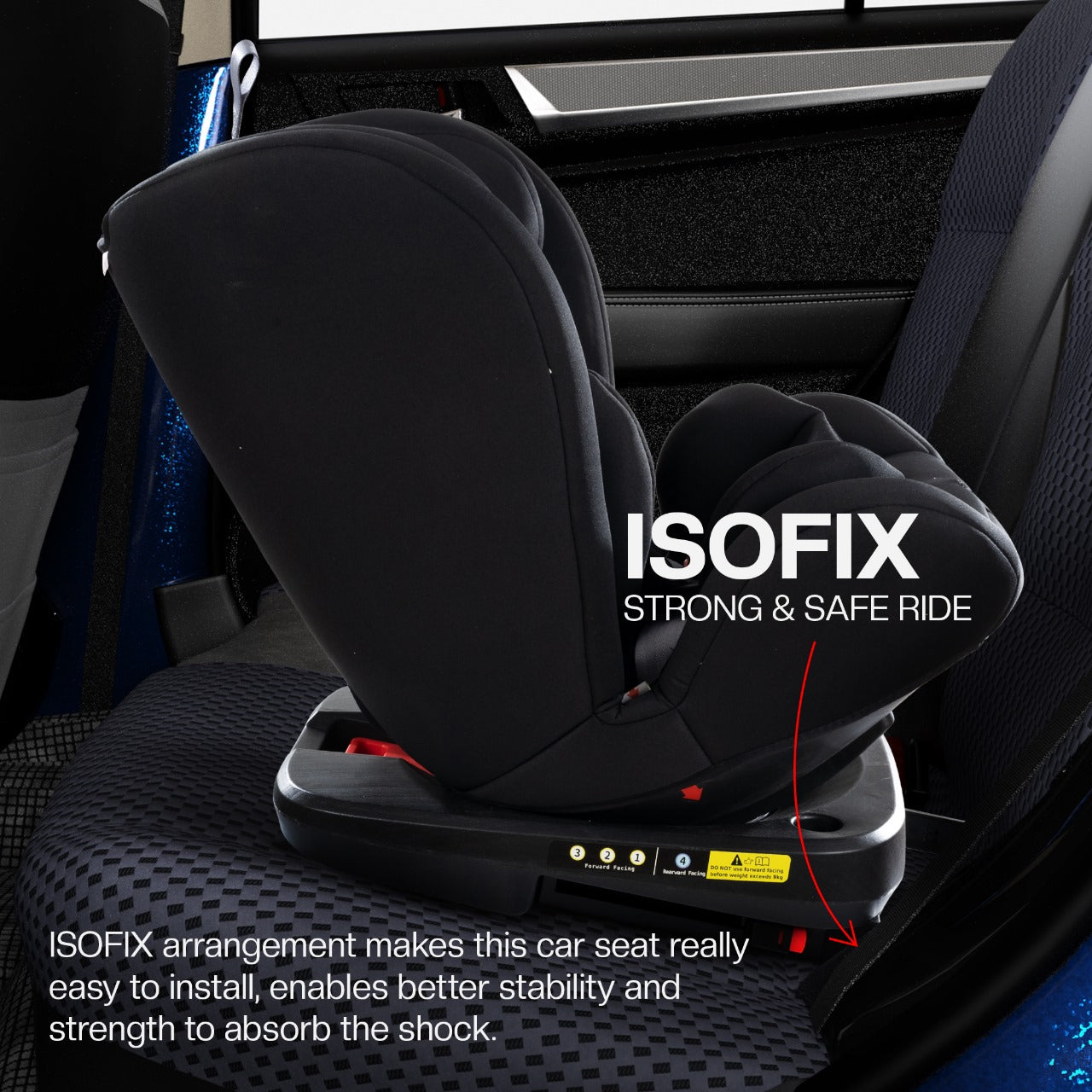 Burbay Grand ISOFIX 360 Rotatable Baby Car Seat I 0 Months -12 Years