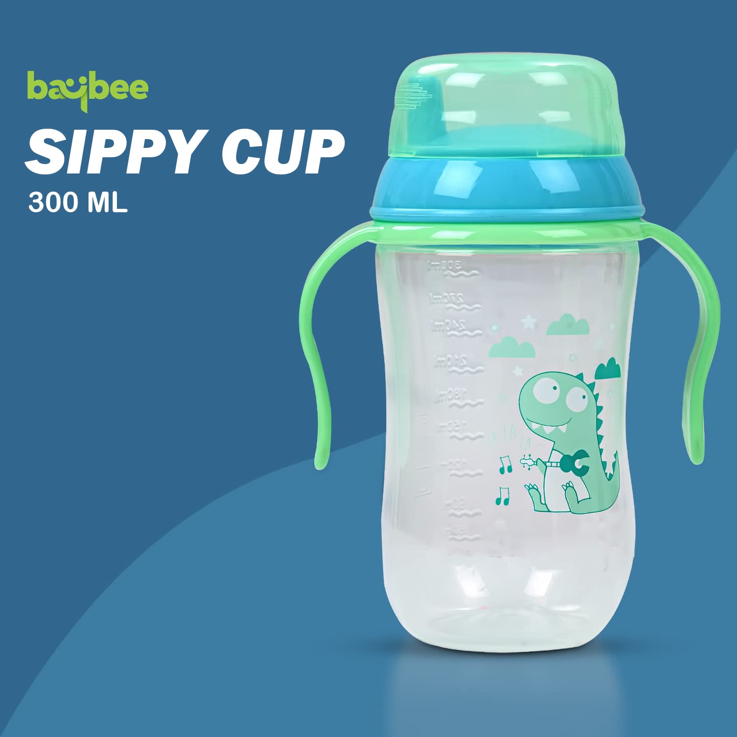 Sipper Bottle for Kids I BPA Free Anti-Spill Sippy Bottle I Train to Drink Sippy Bottle with Grasp Handle I 6 Months to 3 Years