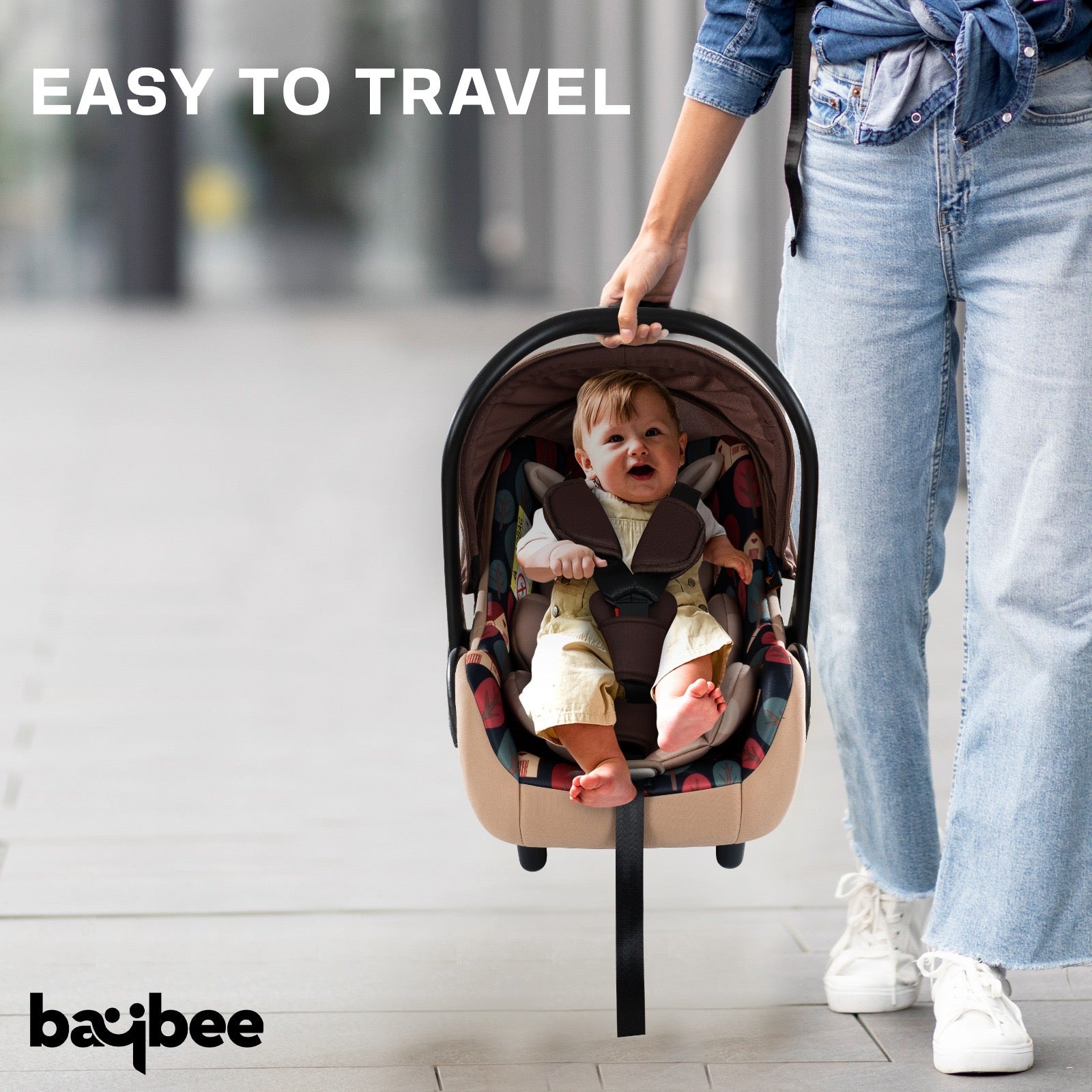 Minikin EuroFlex 4-in-1 Baby Carry Cot, Car Seat & Rocker (Newborn to 12 Months)