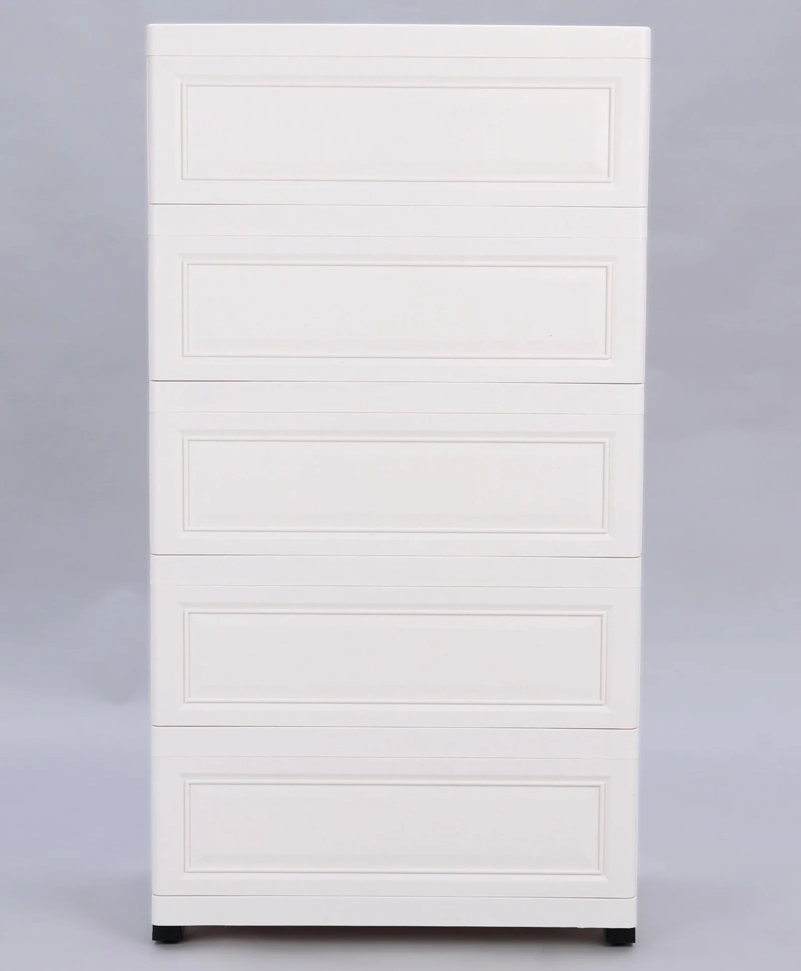 Minikin Polar Bear 6 Compartment Kids Cabinet I Thickened Fibre Plastic I Pink