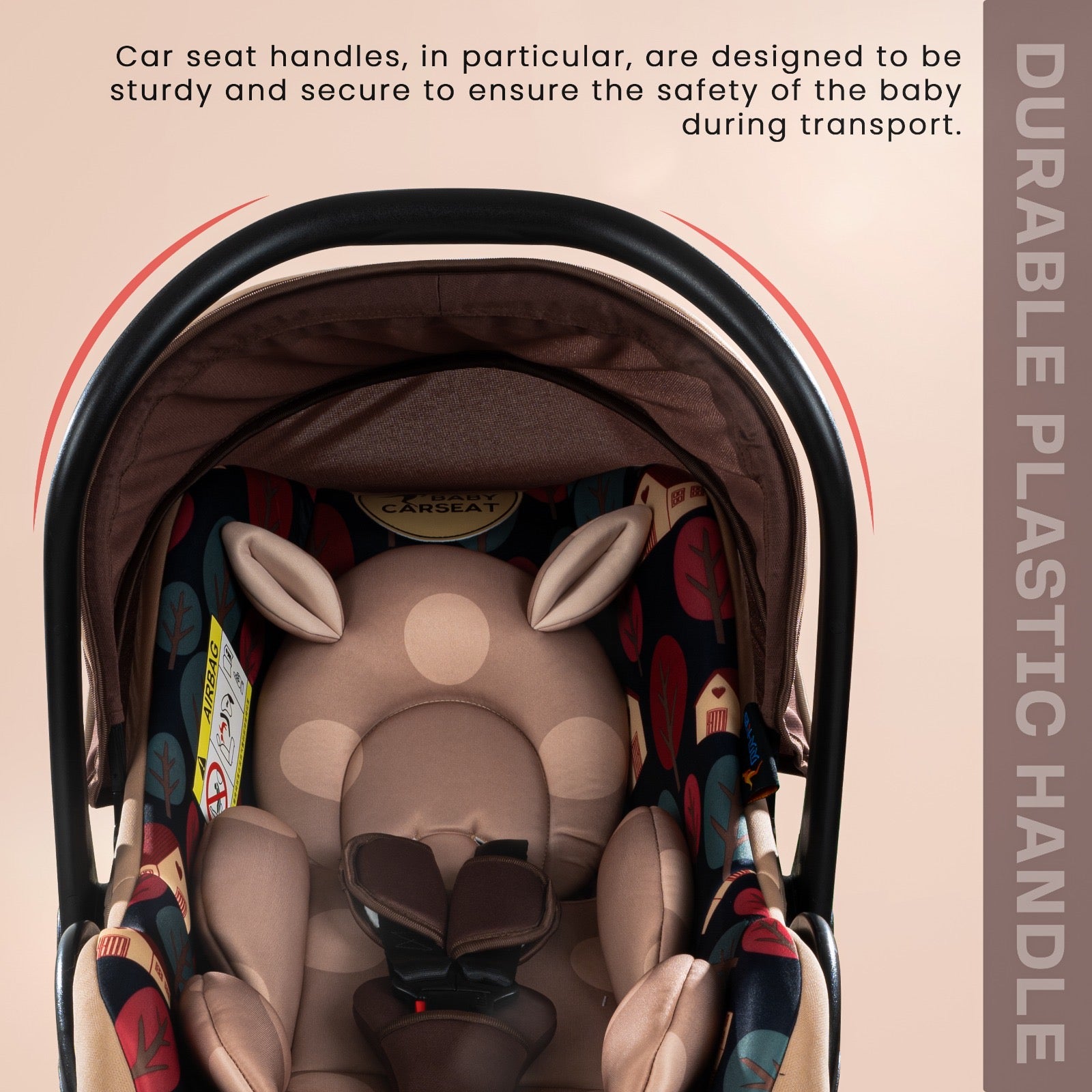 Minikin EuroFlex 4-in-1 Baby Carry Cot, Car Seat & Rocker (Newborn to 12 Months)