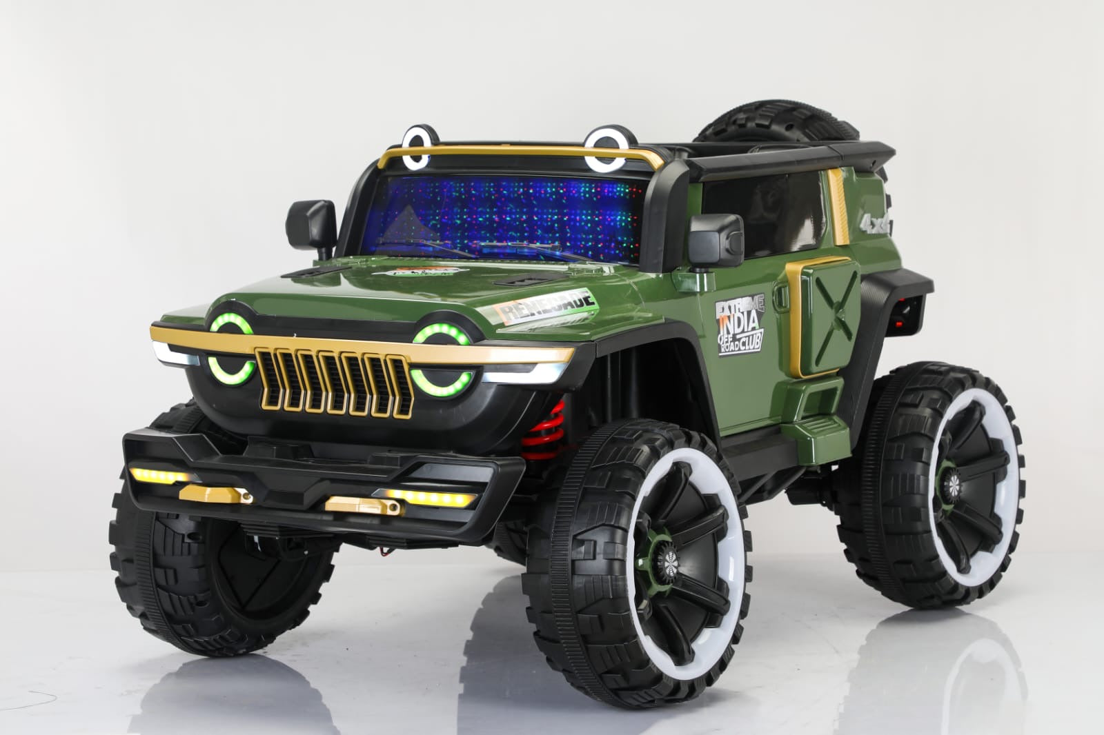 Minikin Hulk 4X4 Monster Rechargeable Jeep | Top End Configuration | 1-10 Years