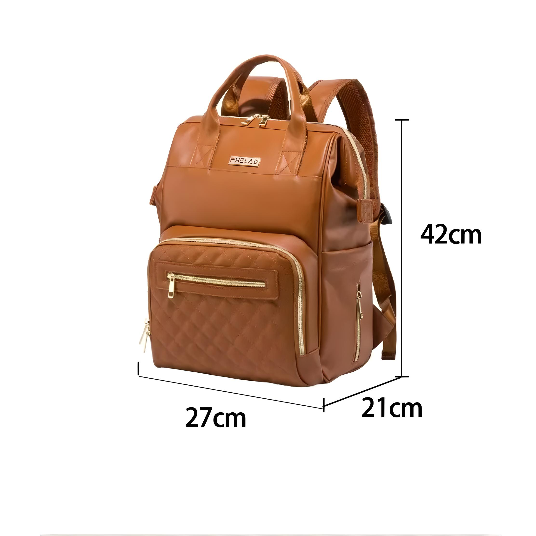 Minikin Premium Maven Leather Mommy Bag