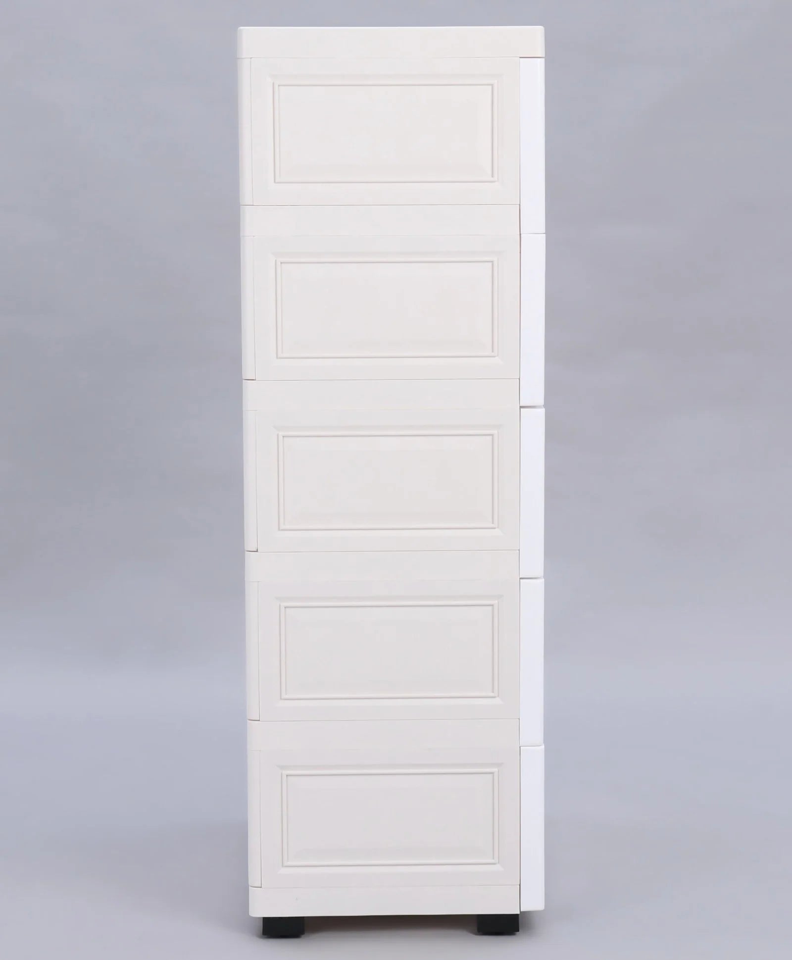 Minikin Polar Bear 6 Compartment Kids Cabinet I Thickened Fibre Plastic I Pink
