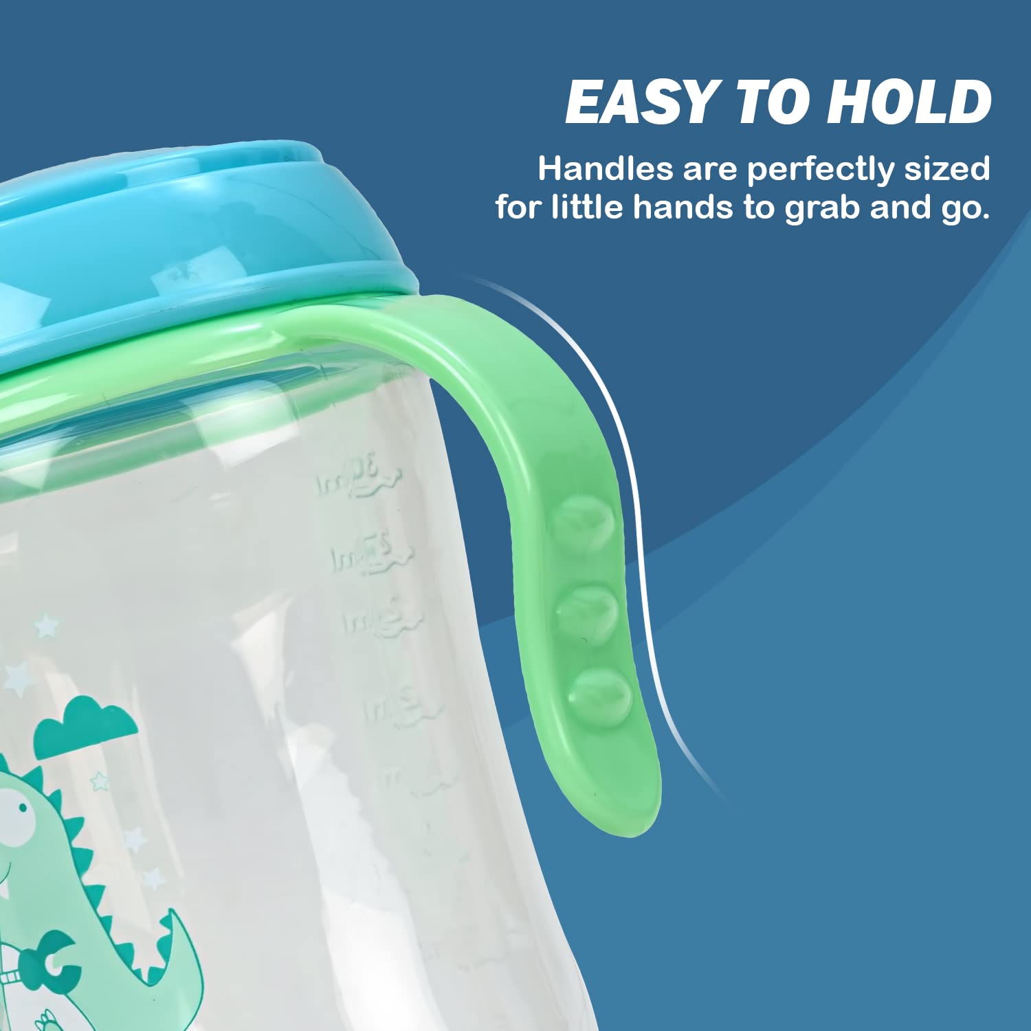 Sipper Bottle for Kids I BPA Free Anti-Spill Sippy Bottle I Train to Drink Sippy Bottle with Grasp Handle I 6 Months to 3 Years