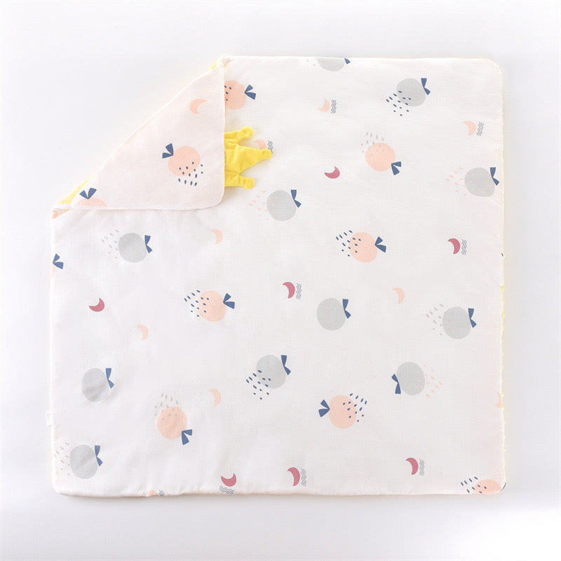 Premium Crown Baby Hooded Swaddle Blanket - Soft, Cozy, and Adjustable for Newborns to 6 Months