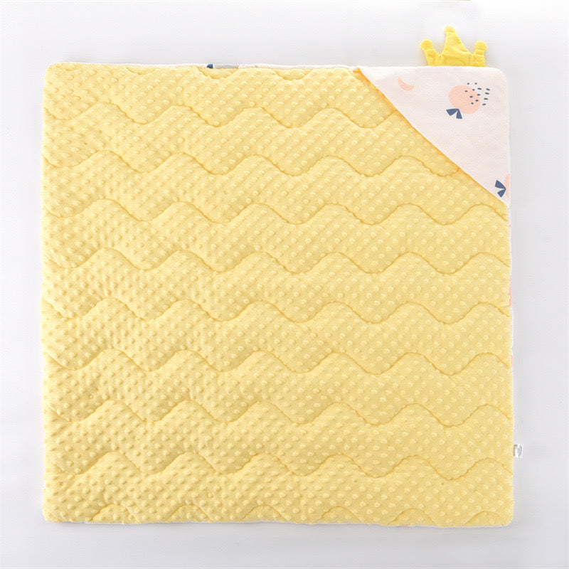 Premium Crown Baby Hooded Swaddle Blanket - Soft, Cozy, and Adjustable for Newborns to 6 Months