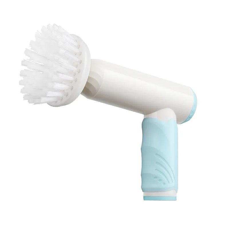 Motorised Hand-held Dish Washer / Multipurpose Scrubber with 4 Replaceable Brush Heads
