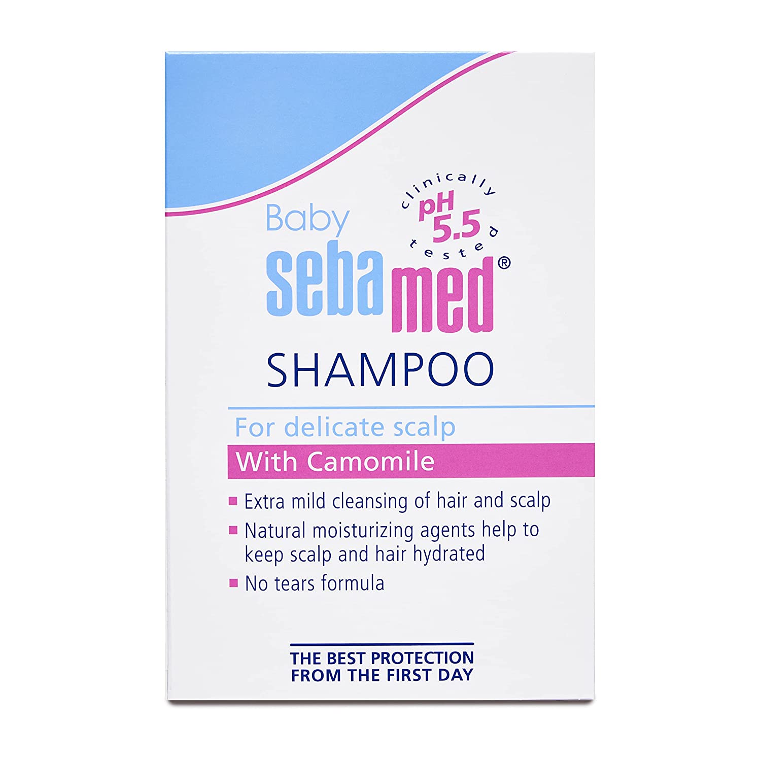 Sebamed Baby Shampoo 150ml|Ph 5.5| Camomile|Natural moisturisers|No tears formula|For delicate scalp