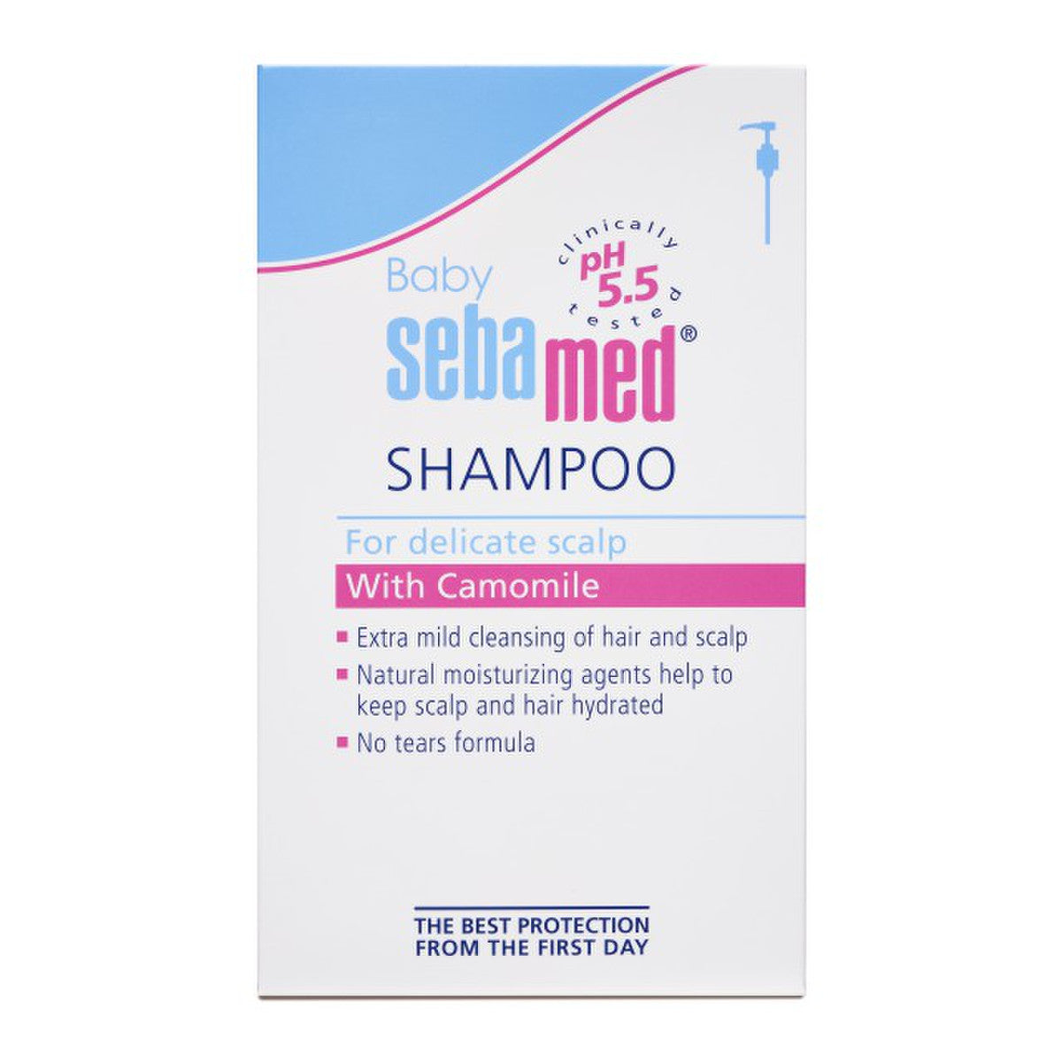 Sebamed Baby Shampoo 500ml|Ph 5.5| Camomile|Natural moisturisers|No tears formula|For delicate scalp