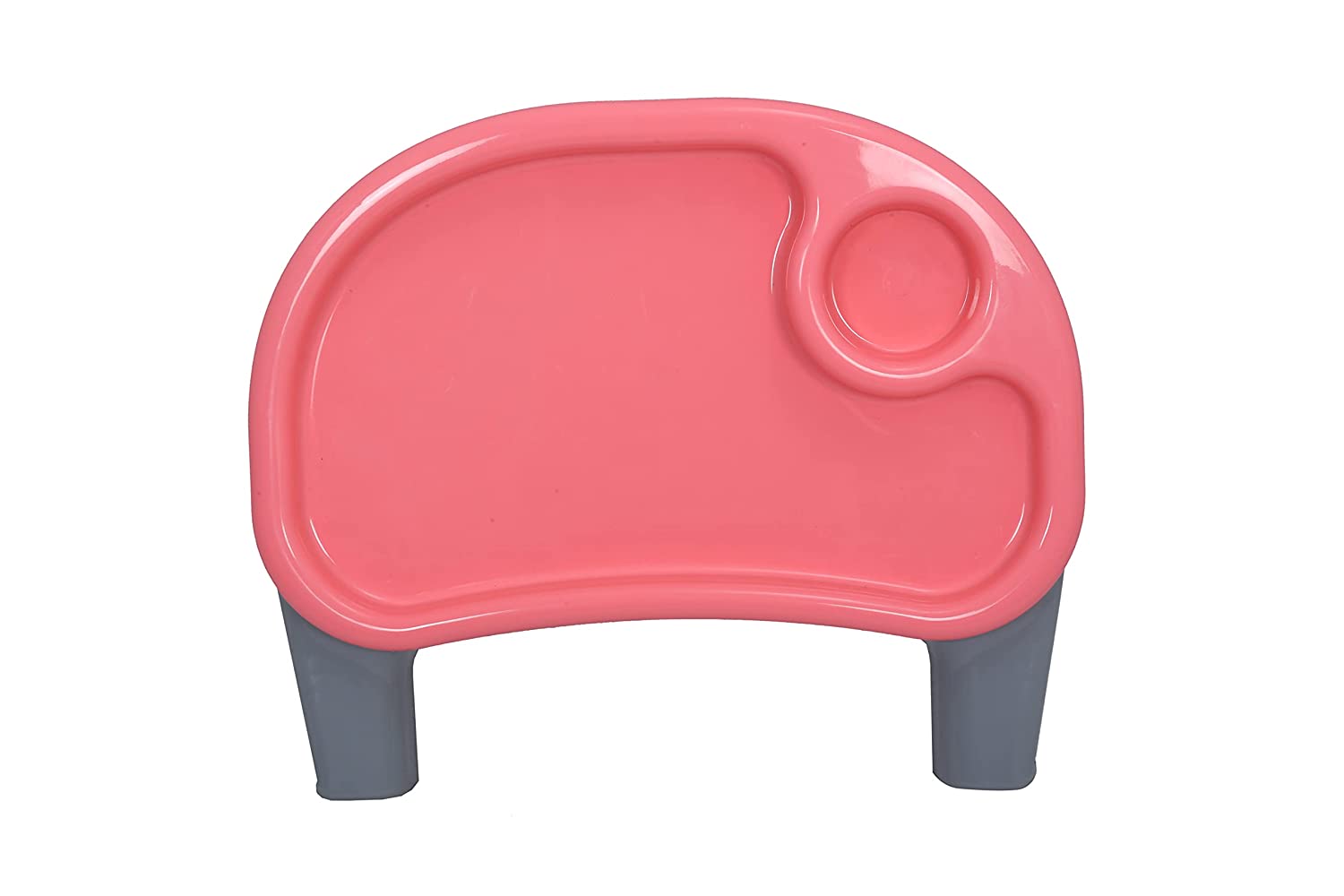 Skippy 2-in-1 Baby High Chair and Low Chair / Baby Dining Chair – with Footrest and Tray – (6 Months to 3 Years) (Pink)