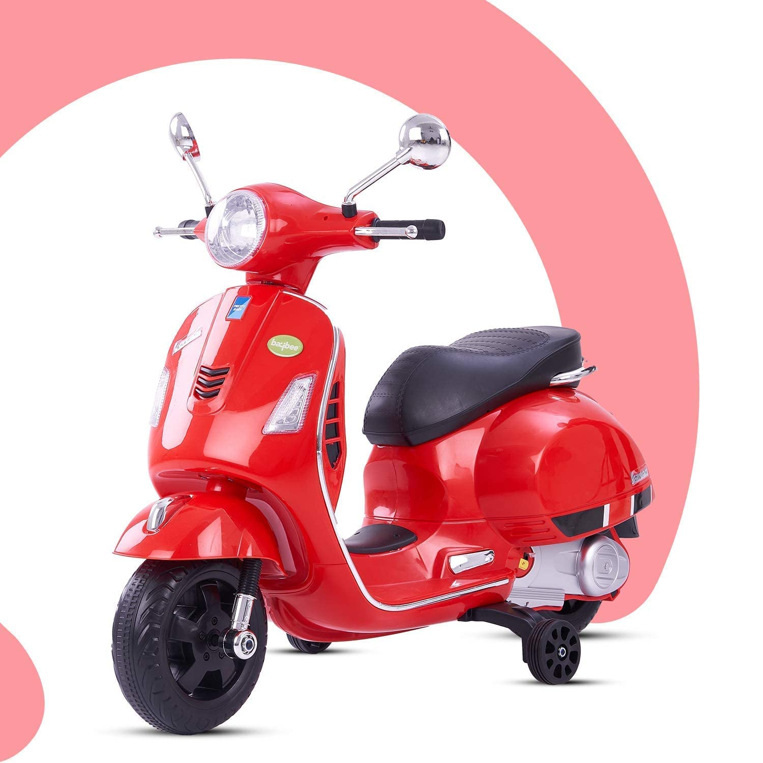 Minikin Vespa Kids Rechargeable Electric Scooter I 2-6 Years