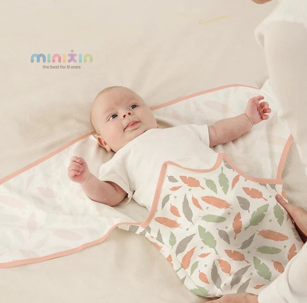 Baby Advance Swaddle Wrap - 100% Organic Cotton - (0-6M) (Assorted Prints) - The Minikin Store