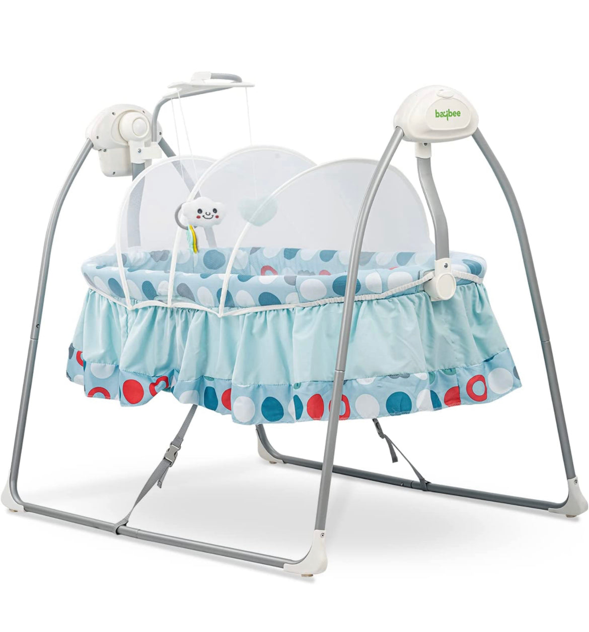 Baby swing shop cot electric