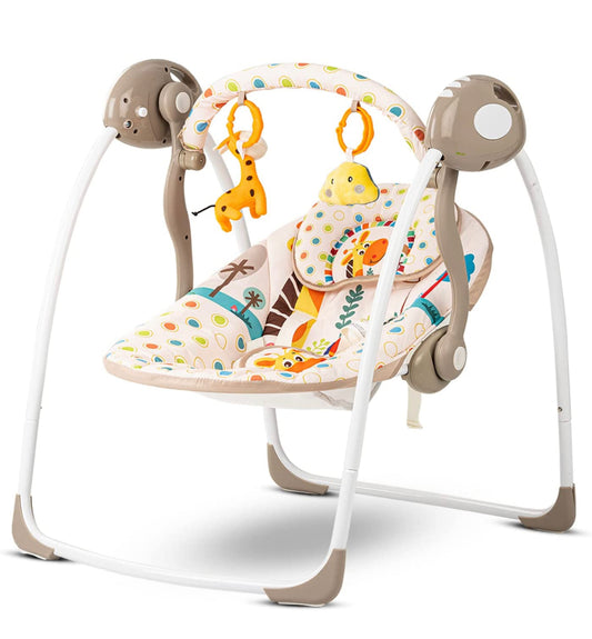 Amea Automatic Electric Baby Swing Cradle with Music 0-12M - The Minikin Store