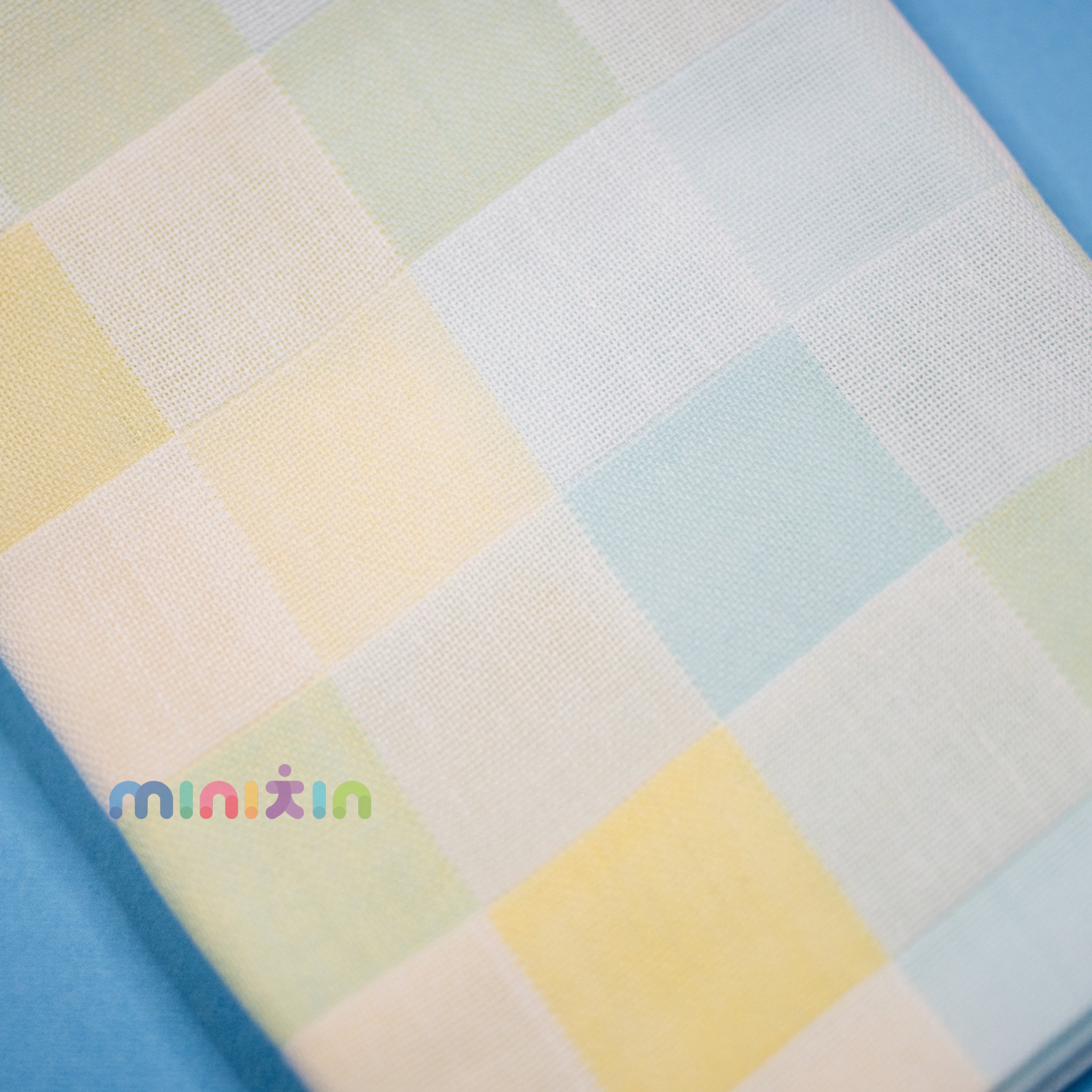 Organic Indian Cotton Baby Bath Towel - Blue