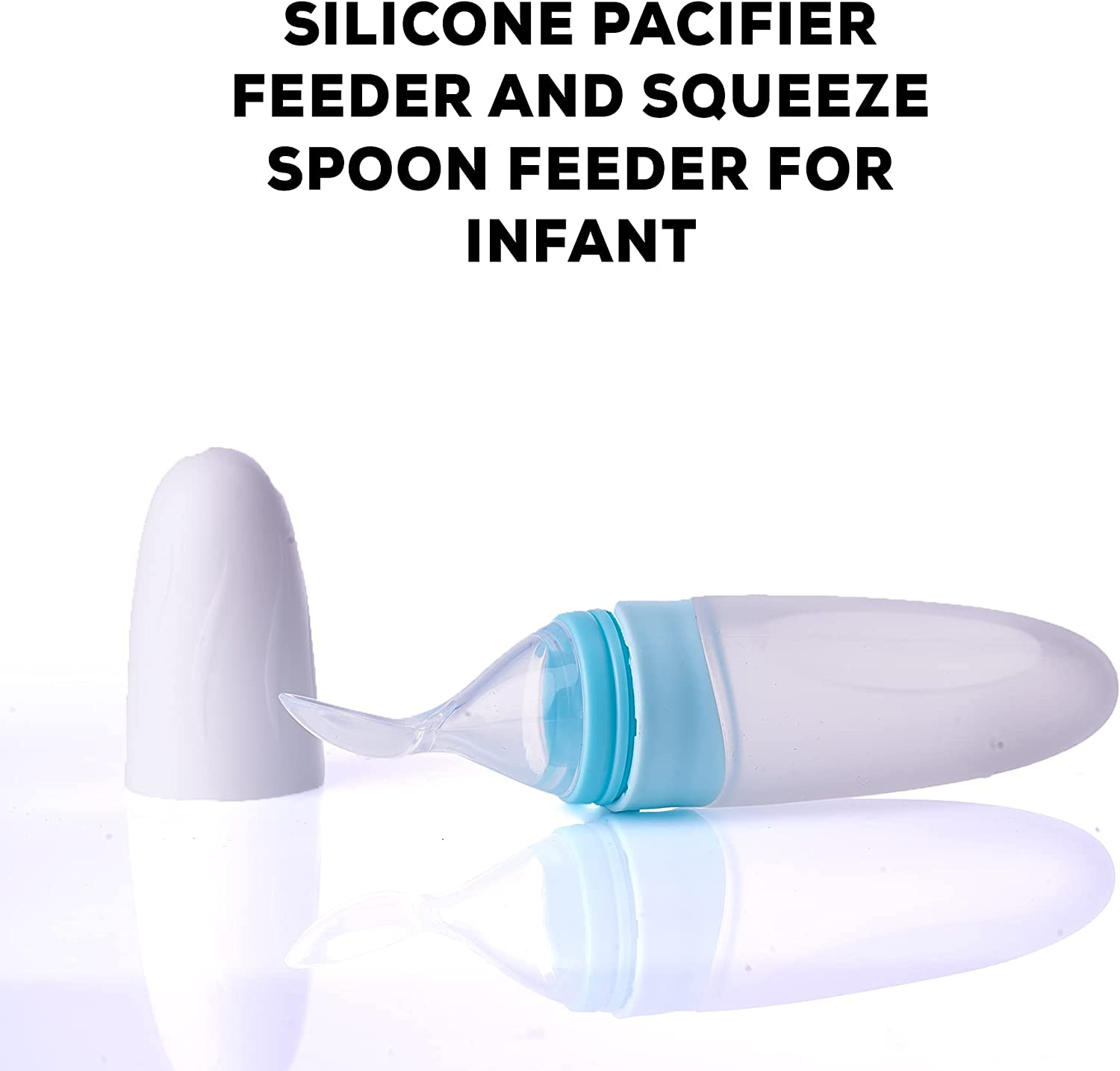 Food Squeeze Feeder - Anti-Colic & BPA Free (Blue) - The Minikin Store