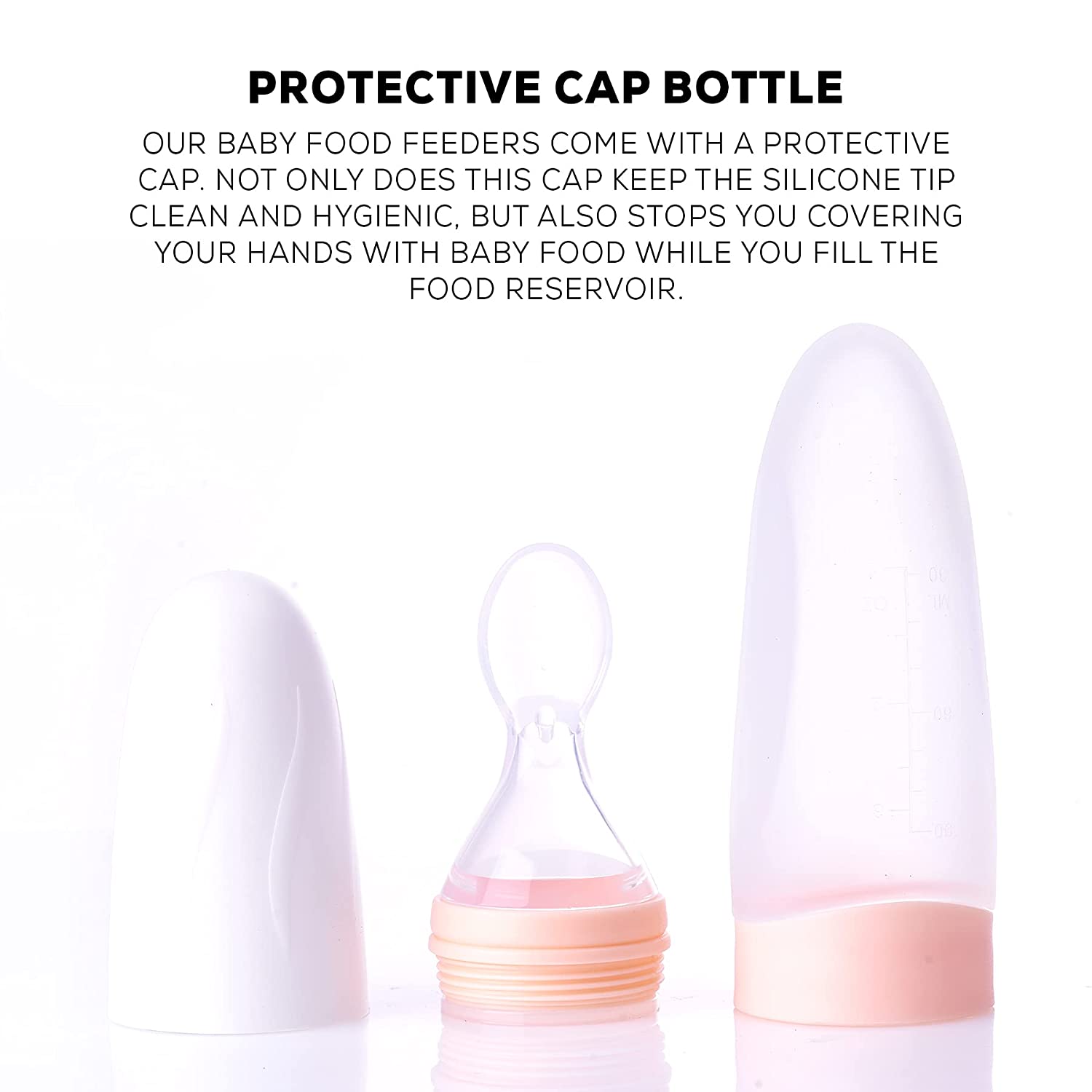 Anti-Colic & BPA Free Food Squeeze Feeder - Orange - The Minikin Store