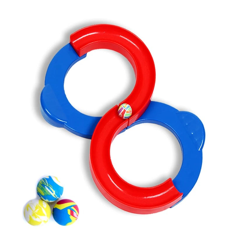 Infinite Loop Interaction Balancing Track Toy Creative Track with Bouncing Ball Toy