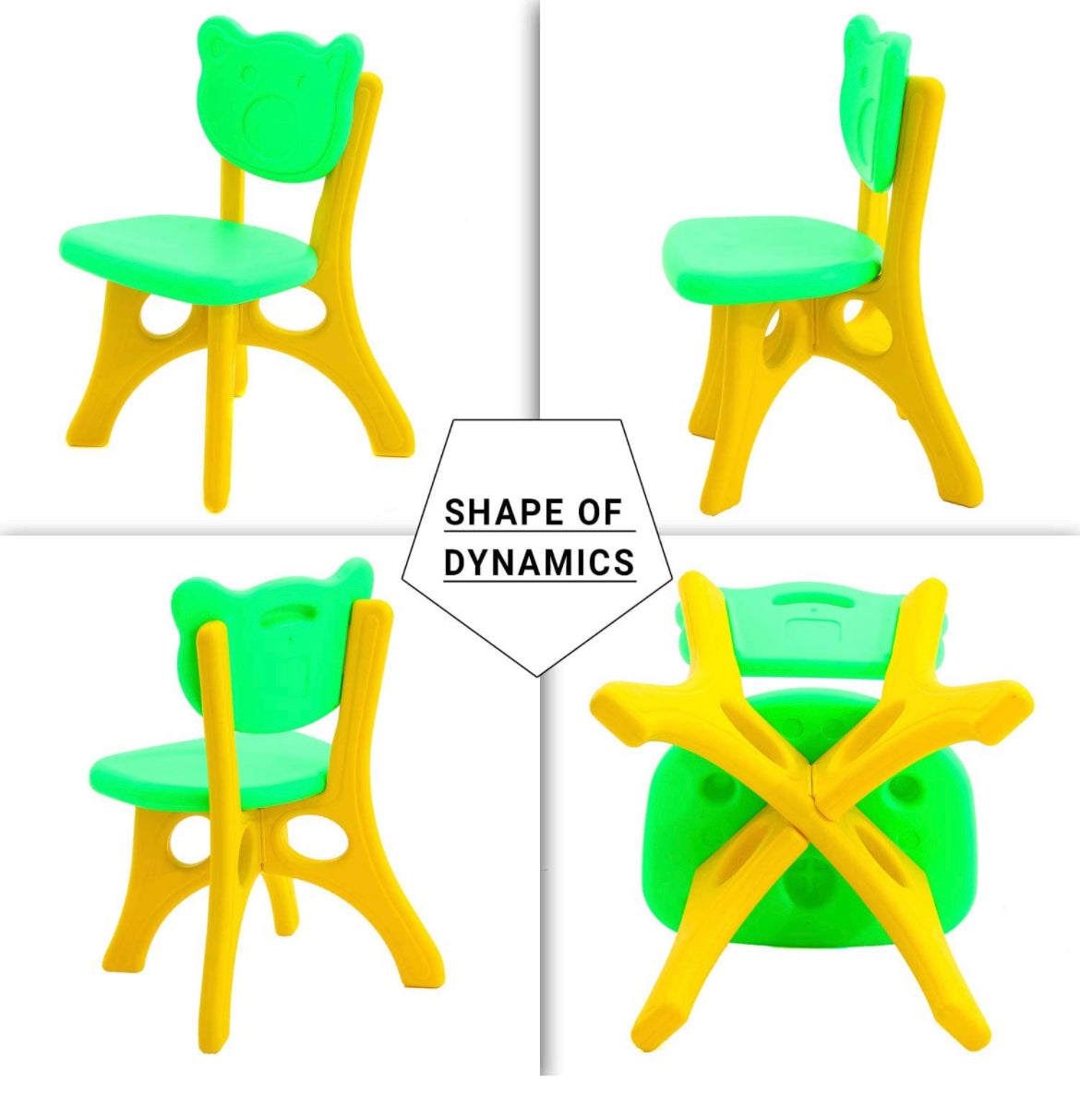 Strong & Durable Chair for Kids (Green) - The Minikin Store