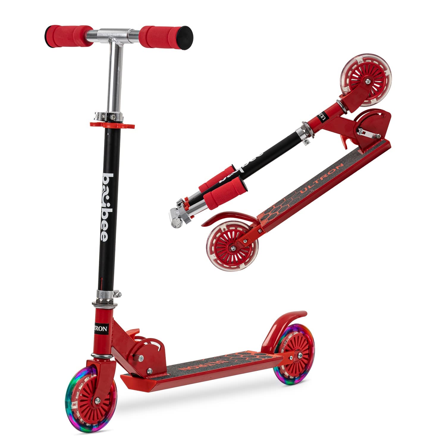 Ultron Kids Skate Scooter / Runner Scooter (Red) - The Minikin Store
